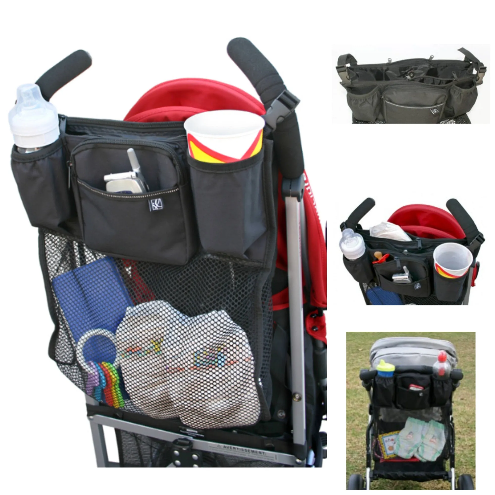 JL Childress Stroller Cups 'N Clips Accessory Pack